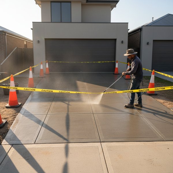 A concrete driveway slab that takes daily loads without sinking or shifting - Concrete Driveways Adelaide