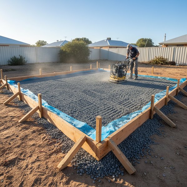 Better falls and edge detailing so water doesn’t pond in winter - Concrete Slabs Adelaide