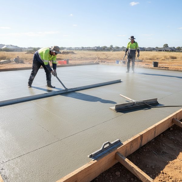 Concrete Slabs - Pour, finish, joints, and curing for best concrete slabs Adelaide in hot weather in Adelaide