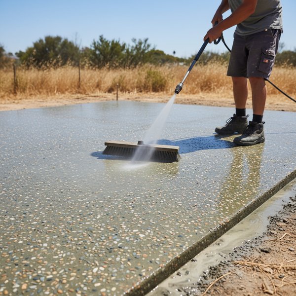 Exposed Aggregate - Step 2: Reinforcement, joints, and the pour for aggregate concrete in Adelaide