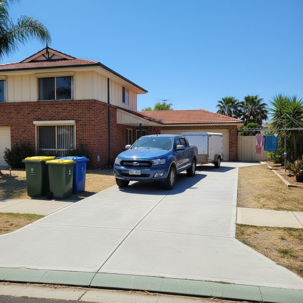 Concrete Driveways - Step 4: Control joints, curing in Adelaide heat, and realistic access times in Adelaide