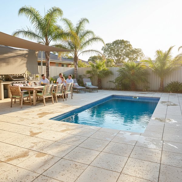 Permeable Paving - Step 3: Free-draining base build-up with clean, open-graded rock in Adelaide